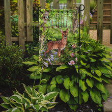 Load image into Gallery viewer, European Roe Deer Fawn Garden Flag – Decorative Outdoor Yard Flag CDCO0504GF