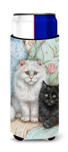 Load image into Gallery viewer, A Black Cat and A White Cat Slim Can Hugger – Fun &amp; Functional Drink Coolers CDCO0510MUK