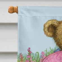 Load image into Gallery viewer, Valentine Teddy Bear with Chocolates Flag Canvas House Size CDCO318ACHF