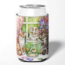 Load image into Gallery viewer, White Tabby by Debbie Cook Can or Bottle Hugger CDCO325ACC