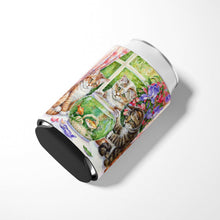 Load image into Gallery viewer, White Tabby by Debbie Cook Can or Bottle Hugger CDCO325ACC