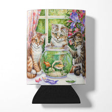 Load image into Gallery viewer, White Tabby by Debbie Cook Can or Bottle Hugger CDCO325ACC