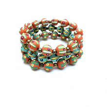Load image into Gallery viewer, Simple Ceramic Bracelet- Painted Beads