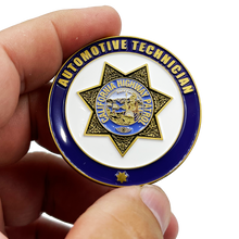 Load image into Gallery viewer, BL9-012 CHP California Highway Patrol Automative Technician Challenge Coin Motor Carrier Specialist