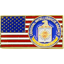 Load image into Gallery viewer, PBX-005-H CIA Pin Central Intelligence Agency Clandestine Agent Officer American Flag Pin