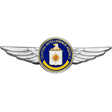 Load image into Gallery viewer, Full size CIA Pilot Aviation Operations Crew Wings pin Central Intelligence Agency