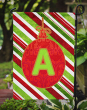Load image into Gallery viewer, Christmas Oranment Holiday Letter A Monogram Initial Garden Flag - Outdoor Decorative Yard Flag CJ1039