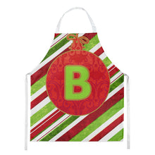 Load image into Gallery viewer, Christmas Oranment Holiday Initial Letter B  Apron – Artist-Designed Kitchen, BBQ &amp; Craft Apron CJ1039-BAPRON