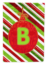 Load image into Gallery viewer, Christmas Oranment Holiday Letter B Monogram Initial Flag  House Size