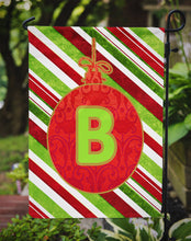 Load image into Gallery viewer, Christmas Oranment Holiday Letter B Monogram Initial Garden Flag - Outdoor Decorative Yard Flag CJ1039
