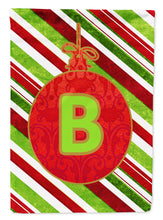 Load image into Gallery viewer, Christmas Oranment Holiday Letter B Monogram Initial Garden Flag - Outdoor Decorative Yard Flag CJ1039
