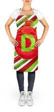 Load image into Gallery viewer, Christmas Oranment Holiday Initial Letter D  Apron – Artist-Designed Kitchen, BBQ &amp; Craft Apron CJ1039-DAPRON