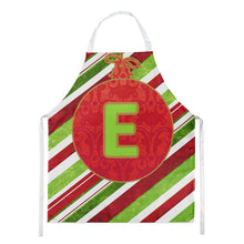 Load image into Gallery viewer, Christmas Oranment Holiday Initial Letter E Apron – Artist-Designed Kitchen, BBQ &amp; Craft Apron CJ1039-EAPRON