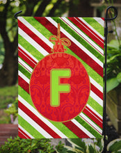 Load image into Gallery viewer, Christmas Oranment Holiday Letter F Monogram Initial Garden Flag - Outdoor Decorative Yard Flag CJ1039