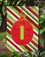 Load image into Gallery viewer, Christmas Oranment Holiday Letter I Monogram Initial Garden Flag - Outdoor Decorative Yard Flag CJ1039
