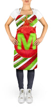 Load image into Gallery viewer, Christmas Oranment Holiday Initial Letter M Apron – Artist-Designed Kitchen, BBQ &amp; Craft Apron CJ1039-MAPRON