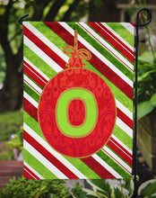 Load image into Gallery viewer, Christmas Oranment Holiday Letter O Monogram Initial Garden Flag - Outdoor Decorative Yard Flag CJ1039