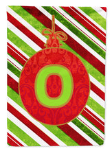 Load image into Gallery viewer, Christmas Oranment Holiday Letter O Monogram Initial Garden Flag - Outdoor Decorative Yard Flag CJ1039