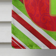 Load image into Gallery viewer, Christmas Oranment Holiday Letter T Monogram Initial Flag  House Size