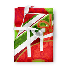 Load image into Gallery viewer, Christmas Oranment Holiday Initial Letter X Apron – Artist-Designed Kitchen, BBQ &amp; Craft Apron CJ1039-XAPRON