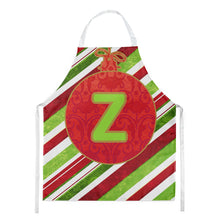 Load image into Gallery viewer, Christmas Oranment Holiday Initial Letter Z Apron – Artist-Designed Kitchen, BBQ &amp; Craft Apron CJ1039-ZAPRON