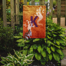 Load image into Gallery viewer, Halloween Ghost Letter K Monogram Initial Garden Flag - Outdoor Decorative Yard Flag CJ1040
