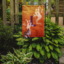 Load image into Gallery viewer, Halloween Ghost Letter L Monogram Initial Garden Flag - Outdoor Decorative Yard Flag CJ1040