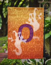 Load image into Gallery viewer, Halloween Ghost Letter O Monogram Initial Garden Flag - Outdoor Decorative Yard Flag CJ1040