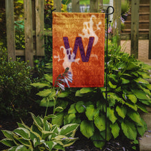 Load image into Gallery viewer, Halloween Ghost Letter W Monogram Initial Garden Flag - Outdoor Decorative Yard Flag CJ1040
