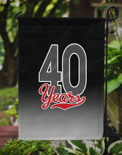 Load image into Gallery viewer, 40 Years Garden Flag - Outdoor Decorative Yard Flag
