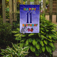 Load image into Gallery viewer, Happy 11th Birthday Garden Flag - Outdoor Decorative Yard Flag