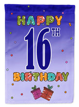 Load image into Gallery viewer, Happy 16th Birthday Garden Flag - Outdoor Decorative Yard Flag CJ1107GF