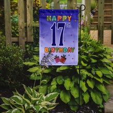 Load image into Gallery viewer, Happy 17th Birthday Garden Flag - Outdoor Decorative Yard Flag