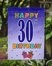 Load image into Gallery viewer, Happy 30th Birthday Garden Flag - Outdoor Decorative Yard Flag CJ1122GF