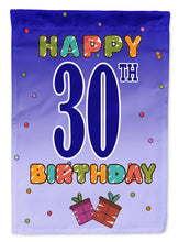 Load image into Gallery viewer, Happy 30th Birthday Garden Flag - Outdoor Decorative Yard Flag CJ1122GF