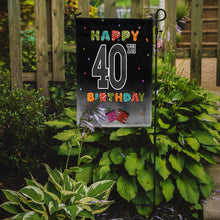 Load image into Gallery viewer, Happy 40th Birthday Garden Flag - Outdoor Decorative Yard Flag CJ1123GF