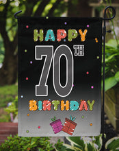 Load image into Gallery viewer, Happy 70th Birthday Garden Flag - Outdoor Decorative Yard Flag CJ1126GF