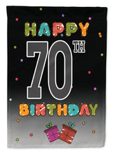 Load image into Gallery viewer, Happy 70th Birthday Garden Flag - Outdoor Decorative Yard Flag CJ1126GF