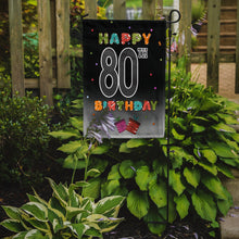 Load image into Gallery viewer, Happy 80th Birthday Garden Flag - Outdoor Decorative Yard Flag CJ1127GF