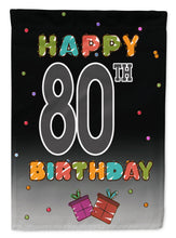 Load image into Gallery viewer, Happy 80th Birthday Garden Flag - Outdoor Decorative Yard Flag CJ1127GF