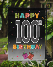 Load image into Gallery viewer, Happy 100th Birthday Garden Flag - Outdoor Decorative Yard Flag CJ1129GF
