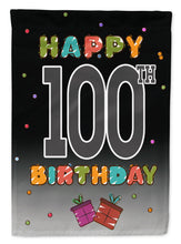 Load image into Gallery viewer, Happy 100th Birthday Garden Flag - Outdoor Decorative Yard Flag CJ1129GF