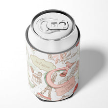 Load image into Gallery viewer, Letter C Love in Paris Pink Can or Bottle Hugger CJ2002-CCC