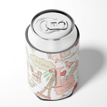 Load image into Gallery viewer, Letter I Love in Paris Pink Can or Bottle Hugger CJ2002-ICC