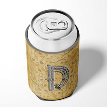 Load image into Gallery viewer, Letter D Musical Instrument Alphabet Can or Bottle Hugger CJ2004-DCC