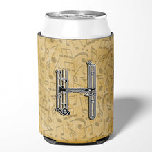 Load image into Gallery viewer, Letter H Musical Instrument Alphabet Can or Bottle Hugger CJ2004-HCC