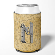 Load image into Gallery viewer, Letter N Musical Instrument Alphabet Can or Bottle Hugger CJ2004-NCC