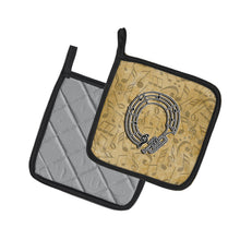 Load image into Gallery viewer, Letter O Musical Instrument Alphabet Pot Holders - Set of 2 - Heat-Resistant Kitchen Essentials CJ2004-OPTHD