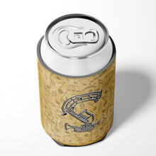 Load image into Gallery viewer, Letter S Musical Instrument Alphabet Can or Bottle Hugger CJ2004-SCC