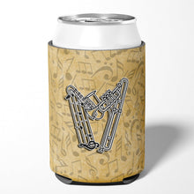 Load image into Gallery viewer, Letter W Musical Instrument Alphabet Can or Bottle Hugger CJ2004-WCC